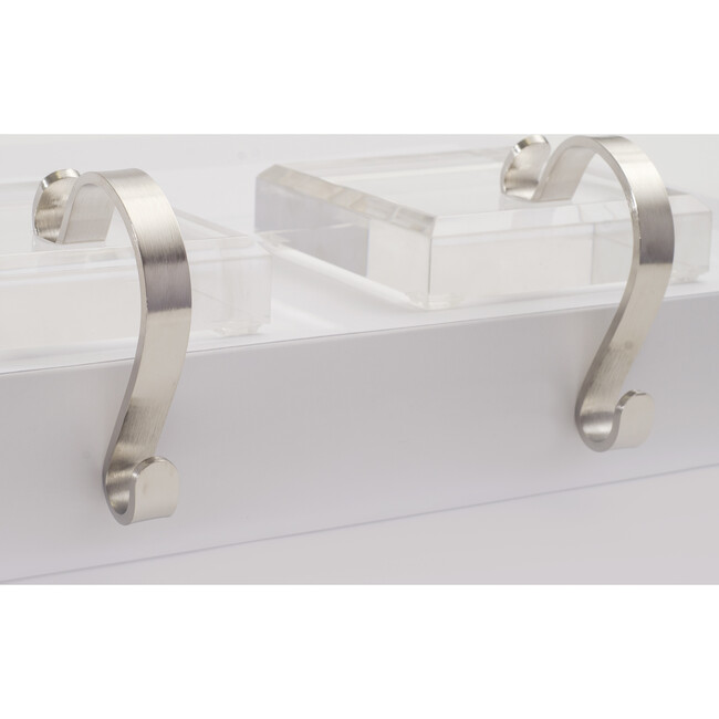 Acrylic Stocking Holder, Nickel - Stockings - 3