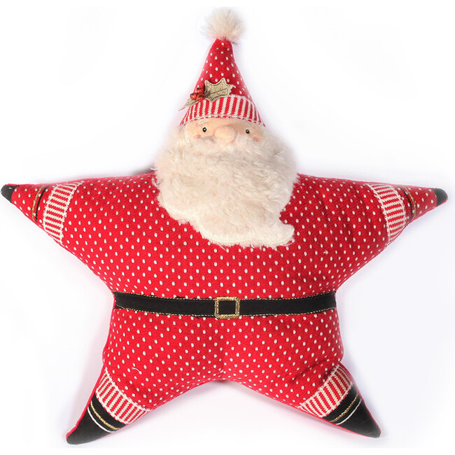 Santa Star Accent Pillow - Accents - 1