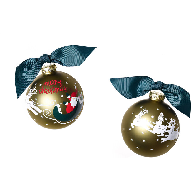 Merry Christmas To All Glass Ornament - Ornaments - 1