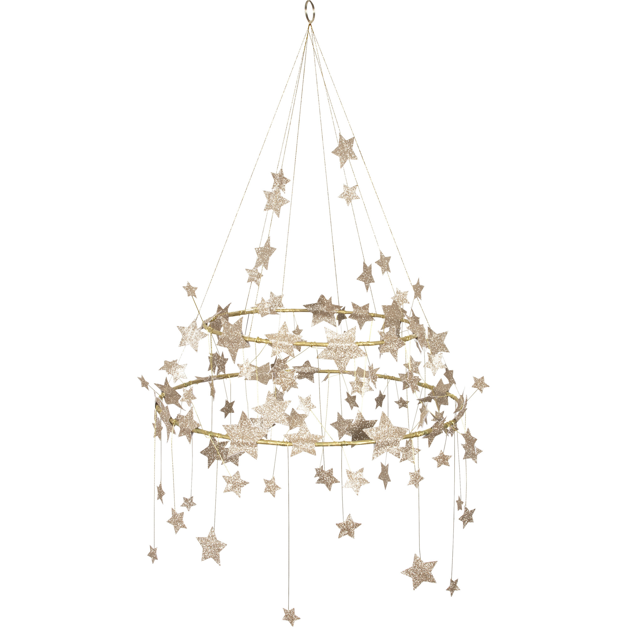 Meri Meri - Gold Sparkle Star Chandelier