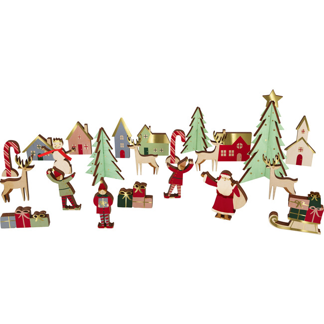 Festive Village Wooden Advent Calendar Meri Meri Advent Calendars Festive Village Wooden Advent Calendar Meri Meri Advent Calendars