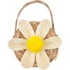 Daisy Straw Bag, White - Bags - 1 - thumbnail