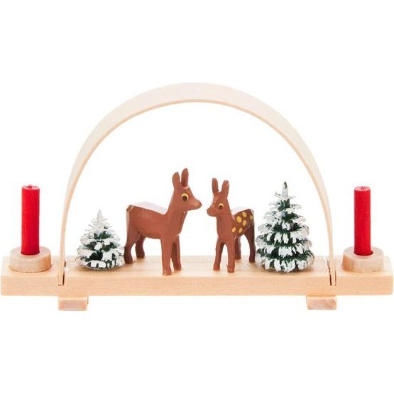 Deer and Tree Decorative Pyramid, Small