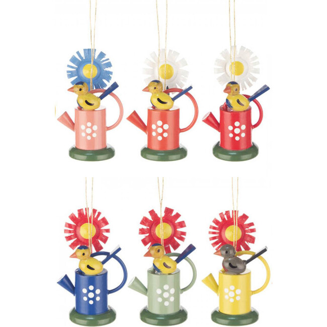 Watering Can Ornament Set