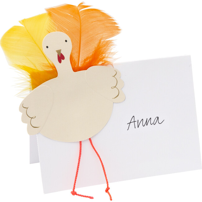 Feather Turkey Placecards - Tableware - 3