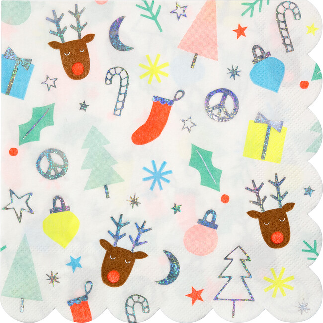 Festive Fun, Large Napkins - Tableware - 1