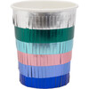 Metallic Fringe Party Cups - Party - 1 - thumbnail