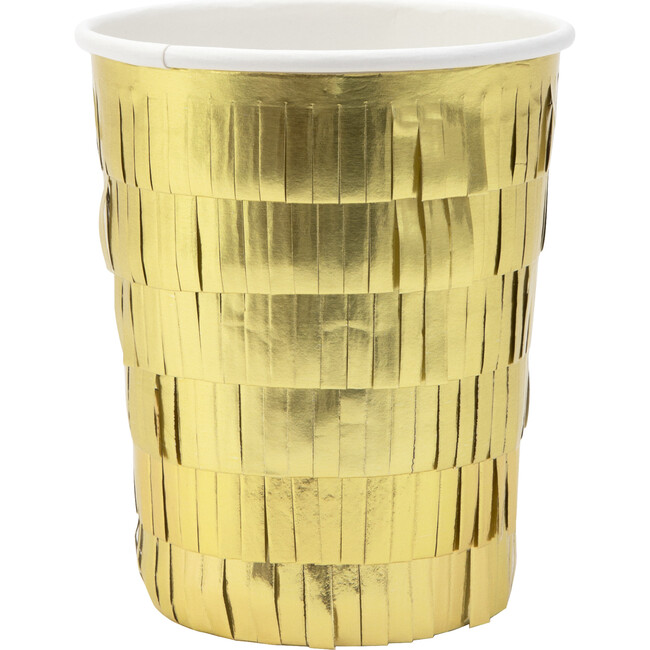 Gold Fringe Party Cups - Party - 1