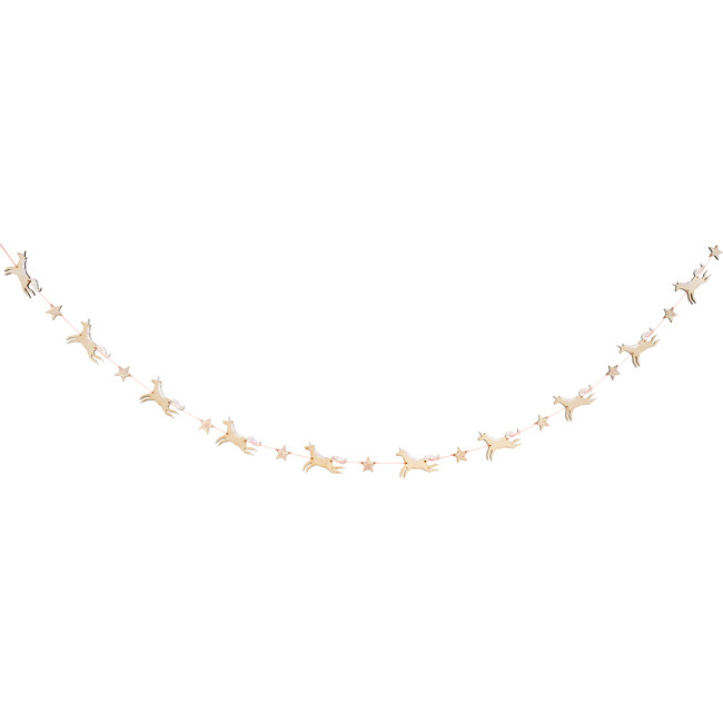 Wooden Unicorn Garland - Garlands - 1