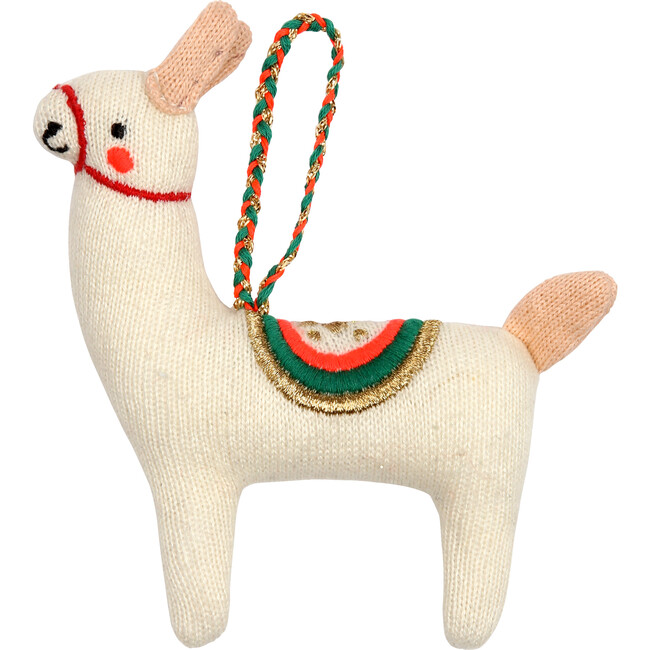 Knitted Llama Ornament - Ornaments - 1