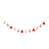 Pink Wool Tassel Garland - Wall Décor - 1 - thumbnail