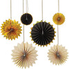 Black & Gold Pinwheels - Accents - 1 - thumbnail