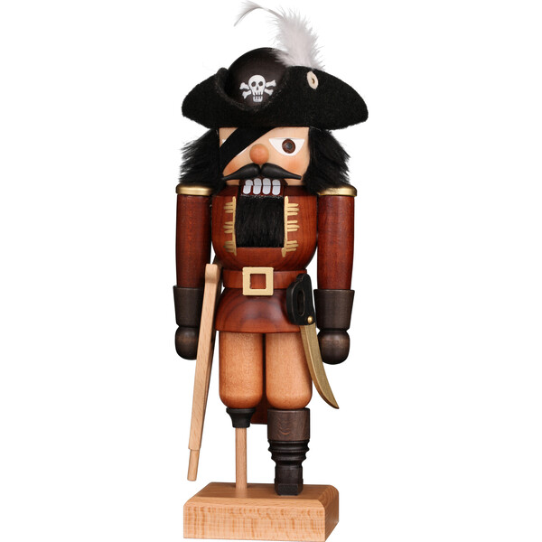 Pirate Nutcracker, Natural Christian Ulbricht Nutcrackers