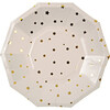 Gold Star Confetti Side Plates - Party - 1 - thumbnail