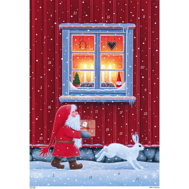 Tomte with Window Advent Calendar
