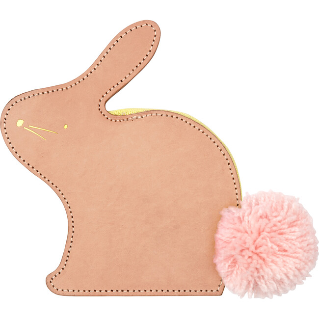 Leather Bunny Coin Purse - Bags - 1