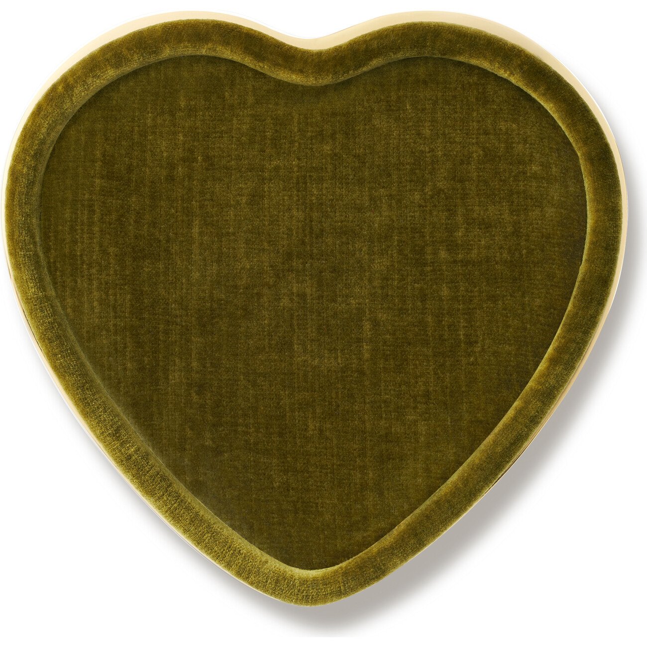 Valentina Velvet Heart Tray Moss AERIN Valentine s Day Maisonette