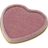 Valentina Velvet Heart Tray, Dusty Rose - Accents - 3
