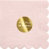 Dusky Pink Napkins, Large - Party - 2