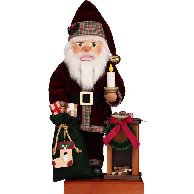 Santa With Fireplace Nutcracker - Nutcrackers - 1