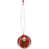 *Exclusive* Jolly St. Nick Christmas Ornament, Red - Ornaments - 2