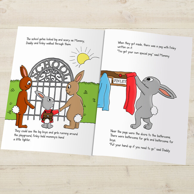 First Day At School Personalized Book, Hardback - Books - 3