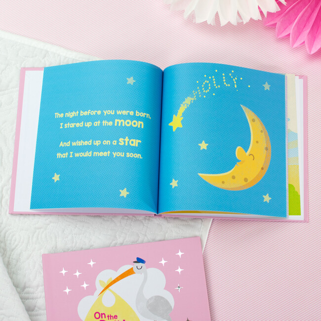 Personalized On the Day You Were Born Book, Pink - Books - 4