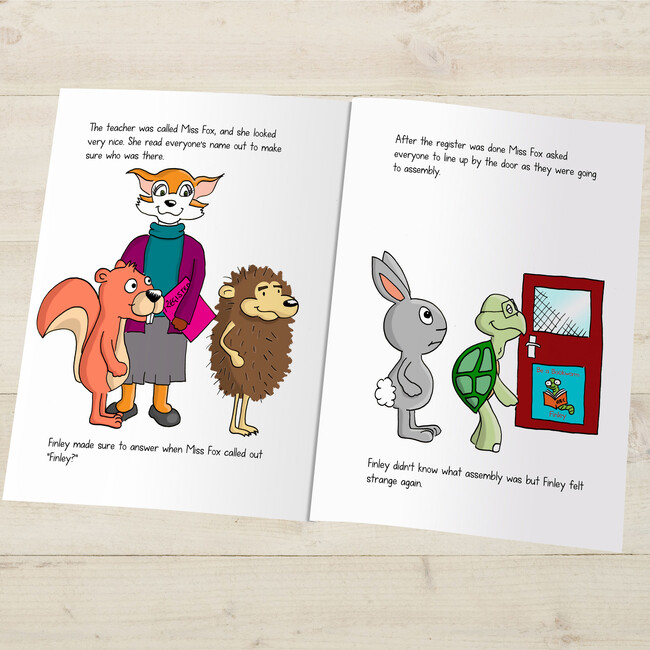 First Day At School Personalized Book, Hardback - Books - 5
