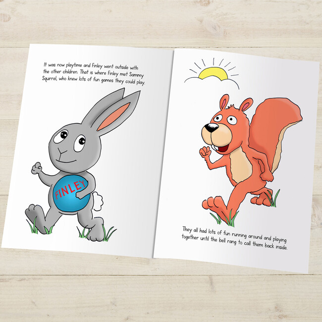 First Day At School Personalized Book, Hardback - Books - 8