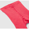 Toddler Ribbed Tights, Fuchsia - Tights - 2