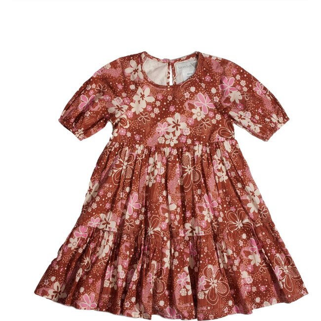 Retro Floral Baby Celebration Dress - Dresses - 1
