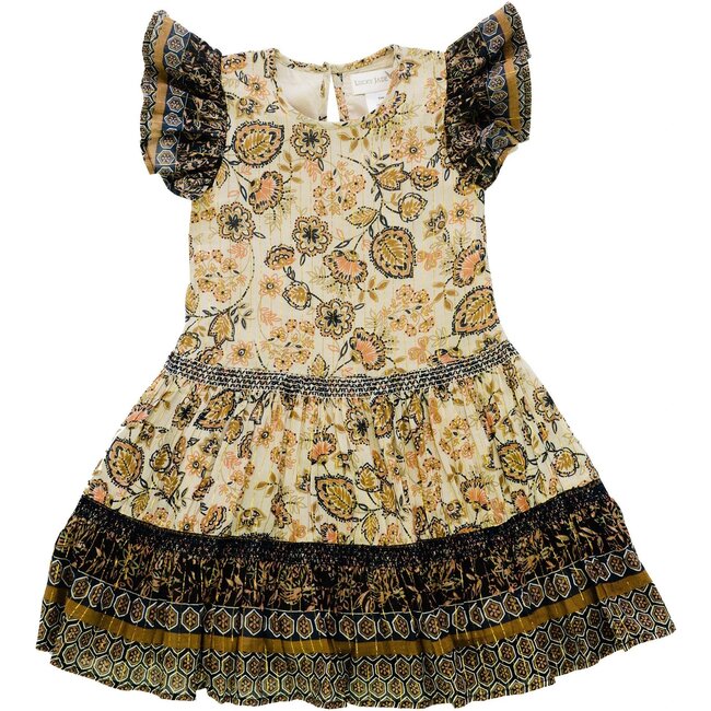 The Twirl Dress, Batik Metallic