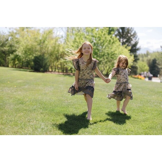 The Twirl Dress, Batik Metallic - Dresses - 3