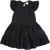 Black Swiss Dot Twirl Dress - Dresses - 1 - thumbnail