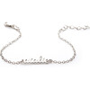Sterling Silver Nameplate Bracelet - Bracelets - 1 - thumbnail
