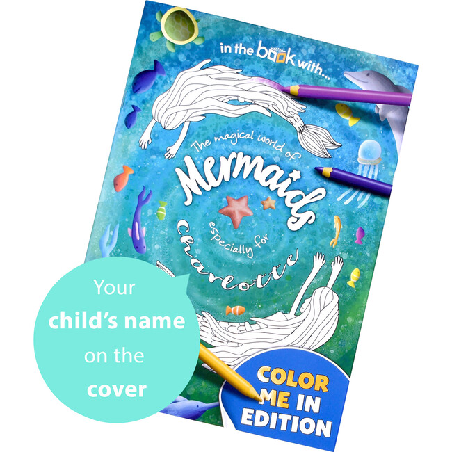 Personalized Mermaid Coloring Book