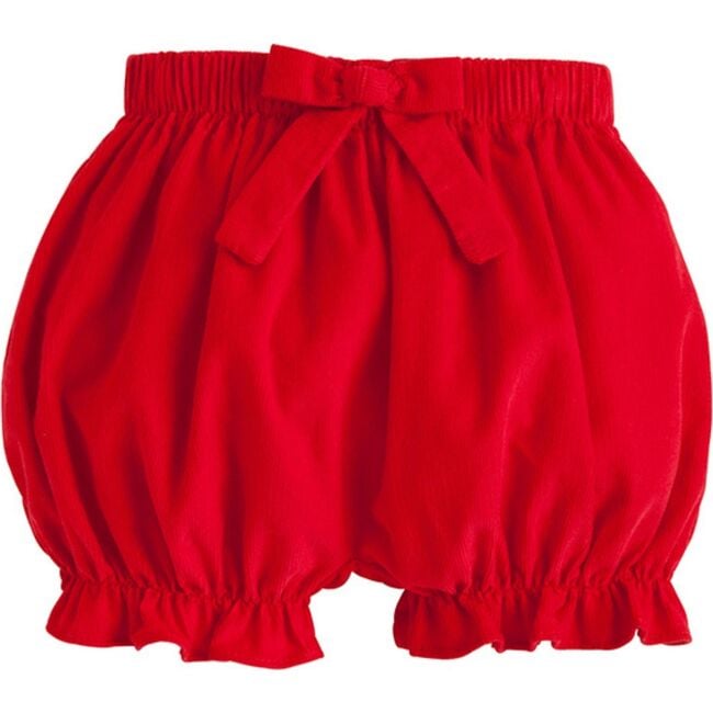 Bow Bloomers, Red Corduroy - Bloomers - 1