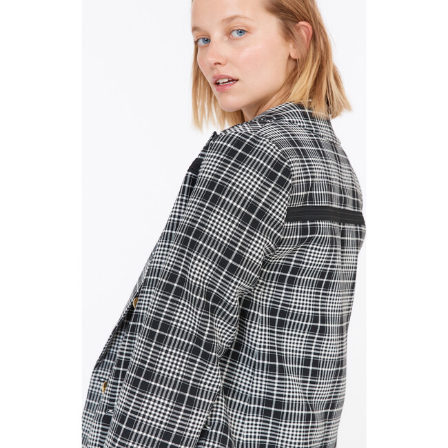 Women's Talia Jacket, Black/Ecru - Blazers - 3