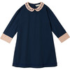 Peter Pan Collar Dress, Moonlit Ocean - Dresses - 1 - thumbnail