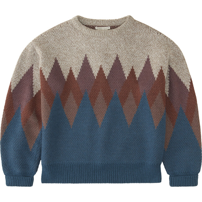 Alpaca Argyle Sweater, Multi