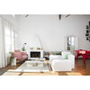 Plec Small Steel Table, White - Accent Tables - 3