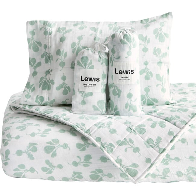 Radish Baby Bedding Set, Agave