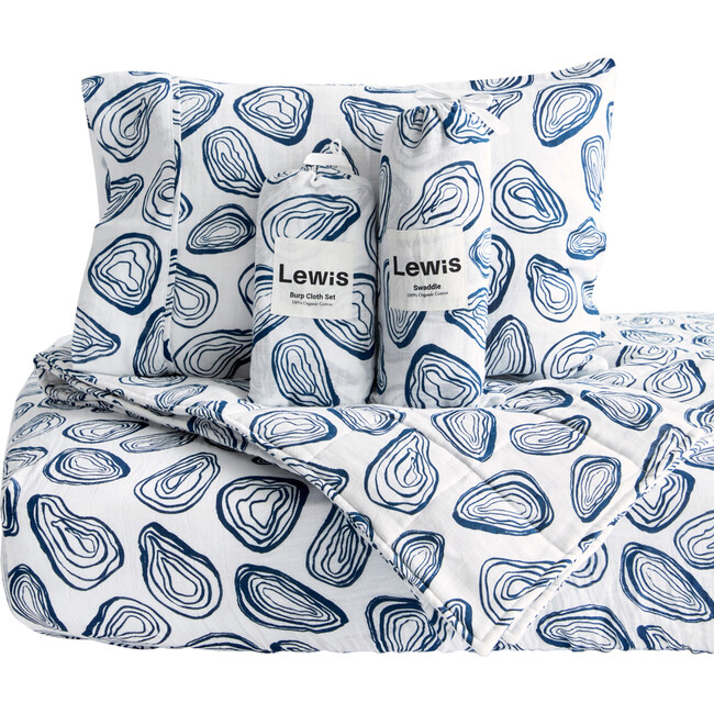 Oyster Baby Bedding Set, Denim - Duvet Sets - 1