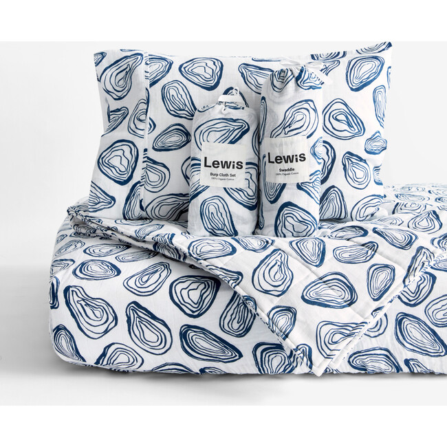 Oyster Baby Bedding Set, Denim - Duvet Sets - 9