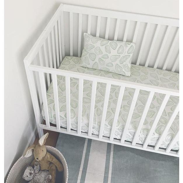 Oyster Baby Bedding Set, Agave