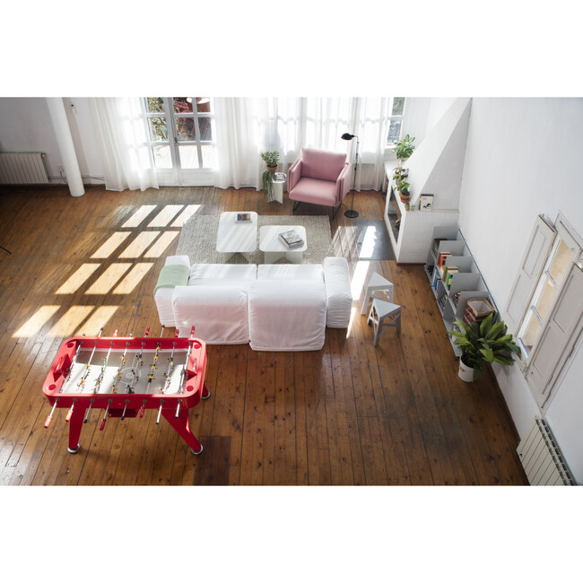 Plec Small Steel Table, White - Accent Tables - 7