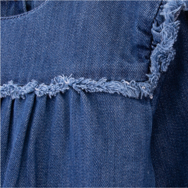 Clementine Dress, Navy Denim - Dresses - 3