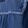 Clementine Dress, Navy Denim - Dresses - 3