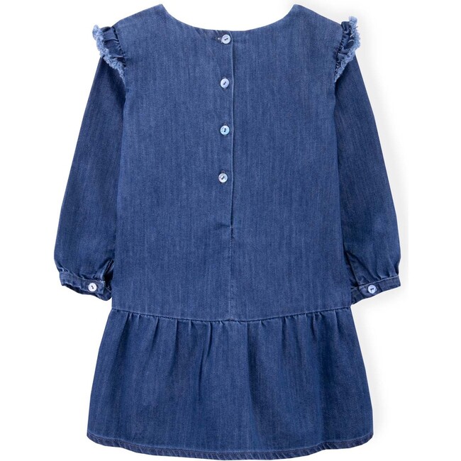 Clementine Dress, Navy Denim - Dresses - 4