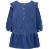 Clementine Dress, Navy Denim - Dresses - 4